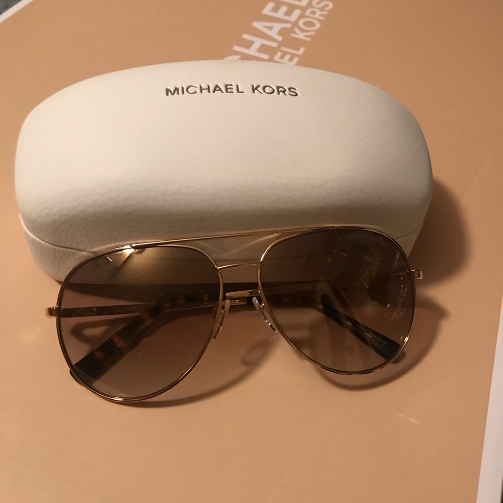 Michael Kors Gold Aviators